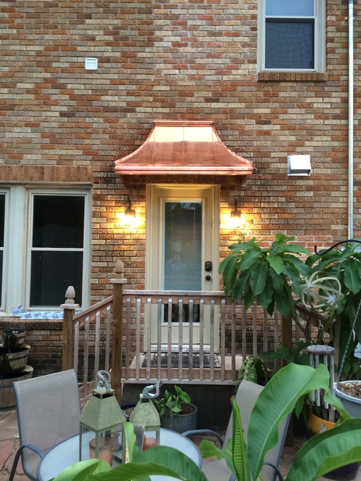 Copper Sweep Awning - Awn#12