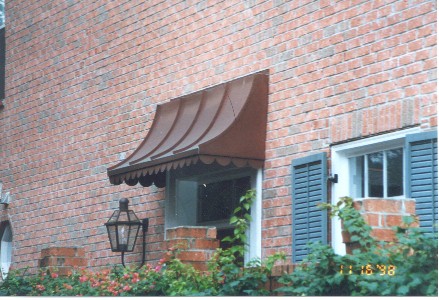 Copper Sweep Awning - Straight Side - #Awn4