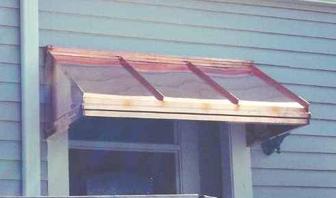 Copper Straight Awning - #Awn55