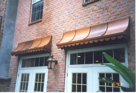 Copper Sweep Awning - Straight Side - #Awn5