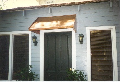 Copper Straight Awning - #Awn7