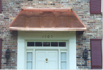 Copper Straight Awning - #Awn9