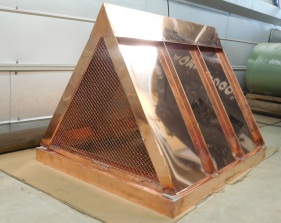 A-Frame Chimney Cap Copper
