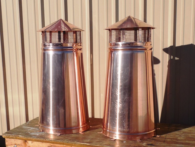 Round Copper Chimney Pot - #Chi78